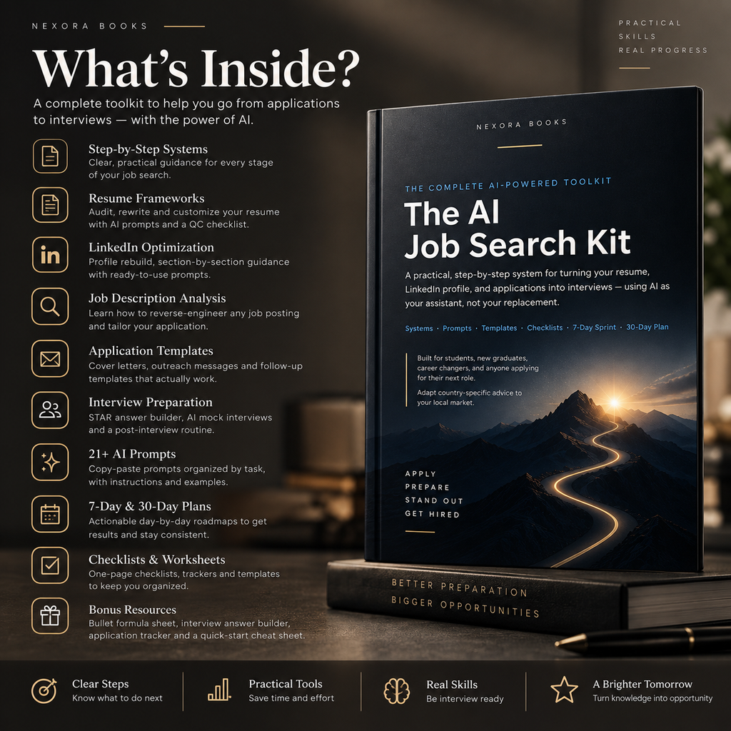 The AI Job Search Kit — Build a Better Resume, LinkedIn Profile & Interview Strategy