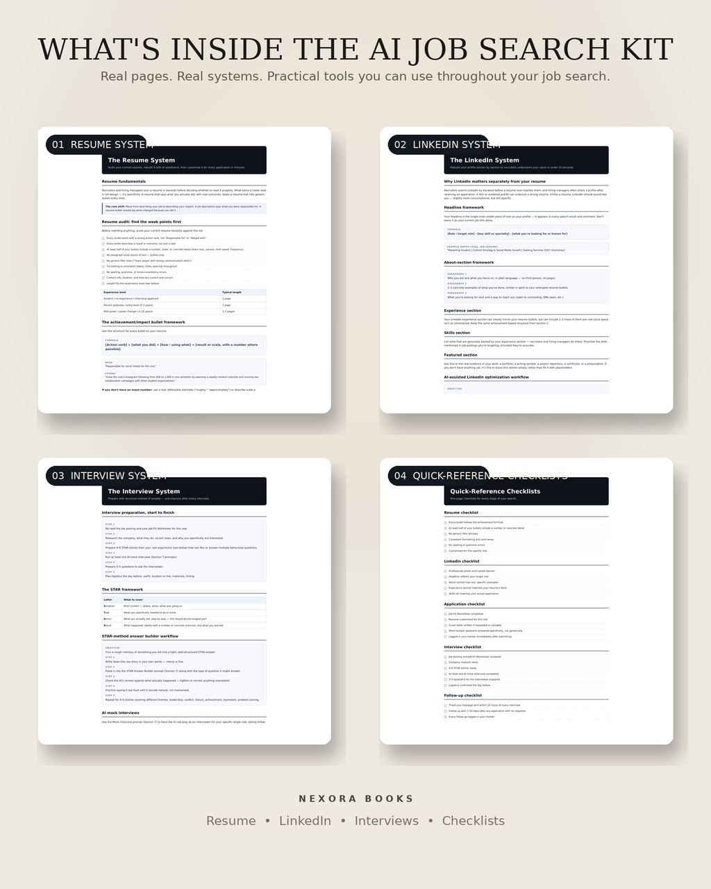 The AI Job Search Kit — Build a Better Resume, LinkedIn Profile & Interview Strategy